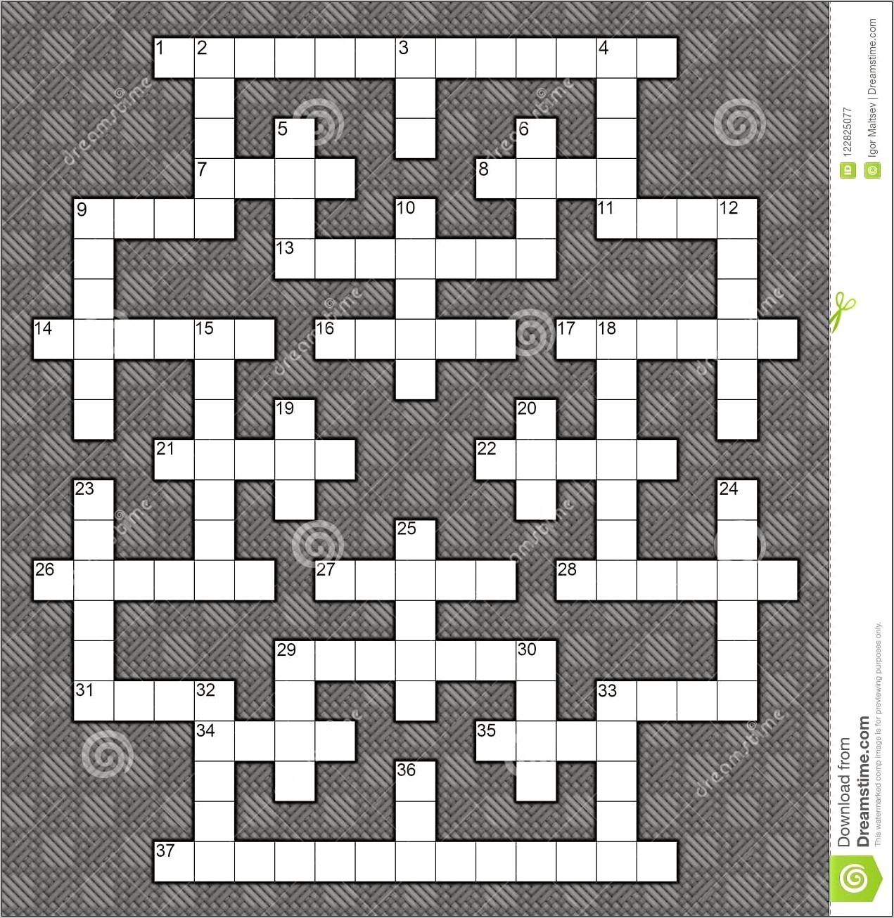 Download Crossword Puzzle Template Microsoft Word