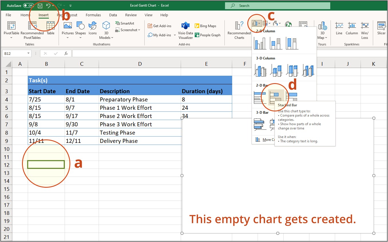 Download Excel 3d Bar Chart Templates