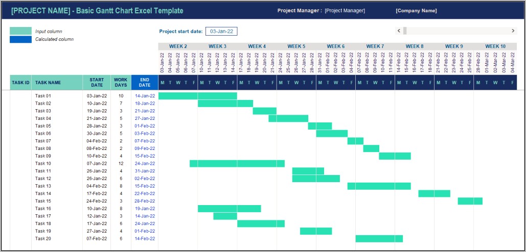 Download Excel Monthly Worksheet Templates Download