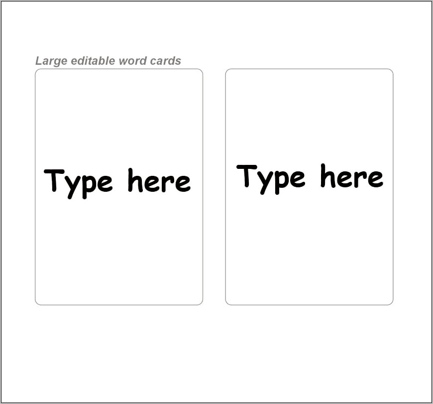 Download Flash Card Templates From Microsoft Online Gallery