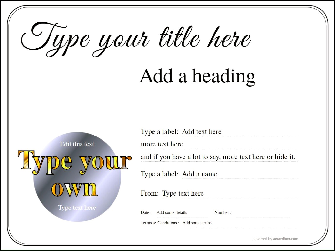 Download Gift Certificate Template Microsoft Word