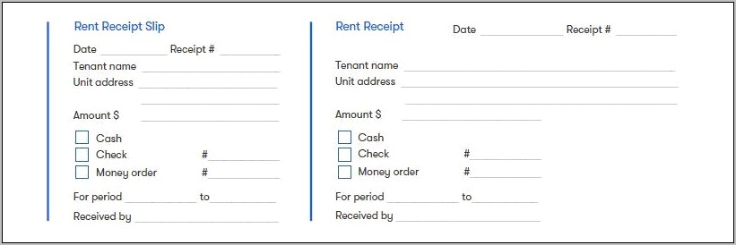 Download House Rent Receipt Template India