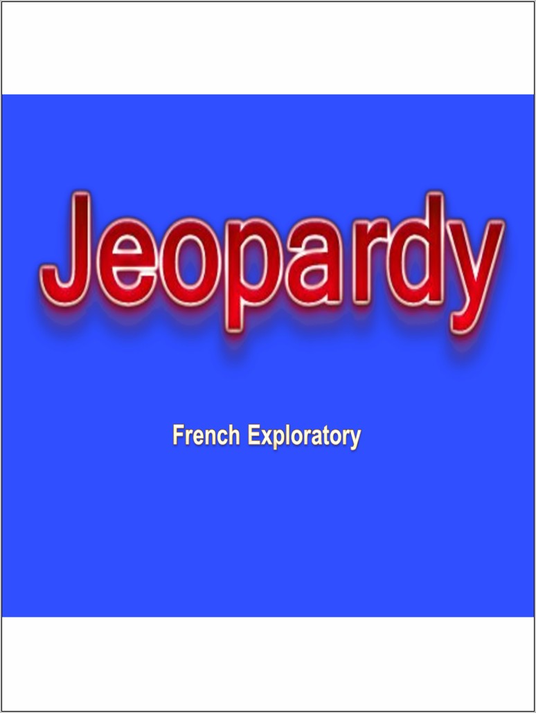 Download Jeopardy Powerpoint Template With Sound