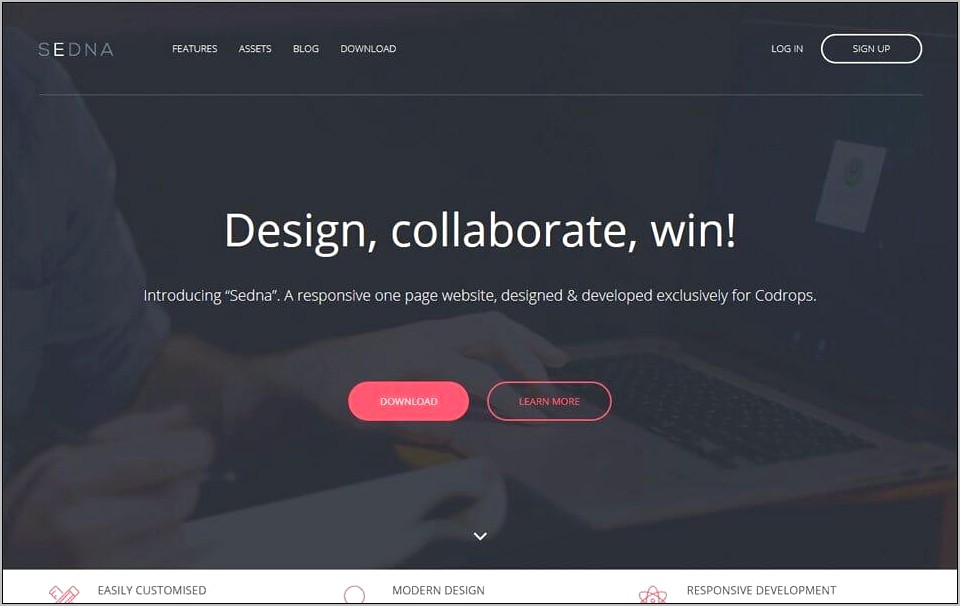 Download Locus Responsive One Page Html Template