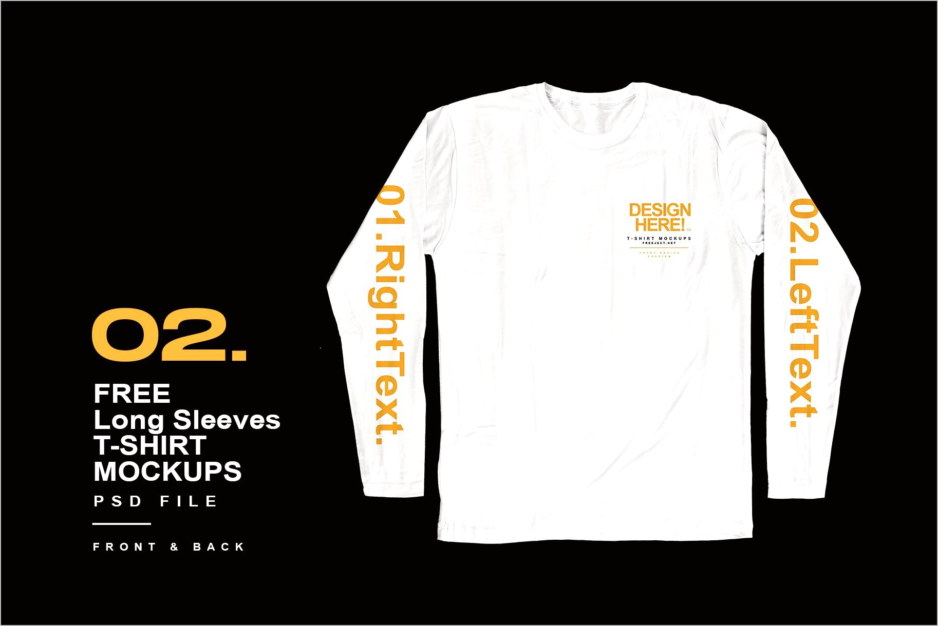 Download Long Sleeve T Shirt Template