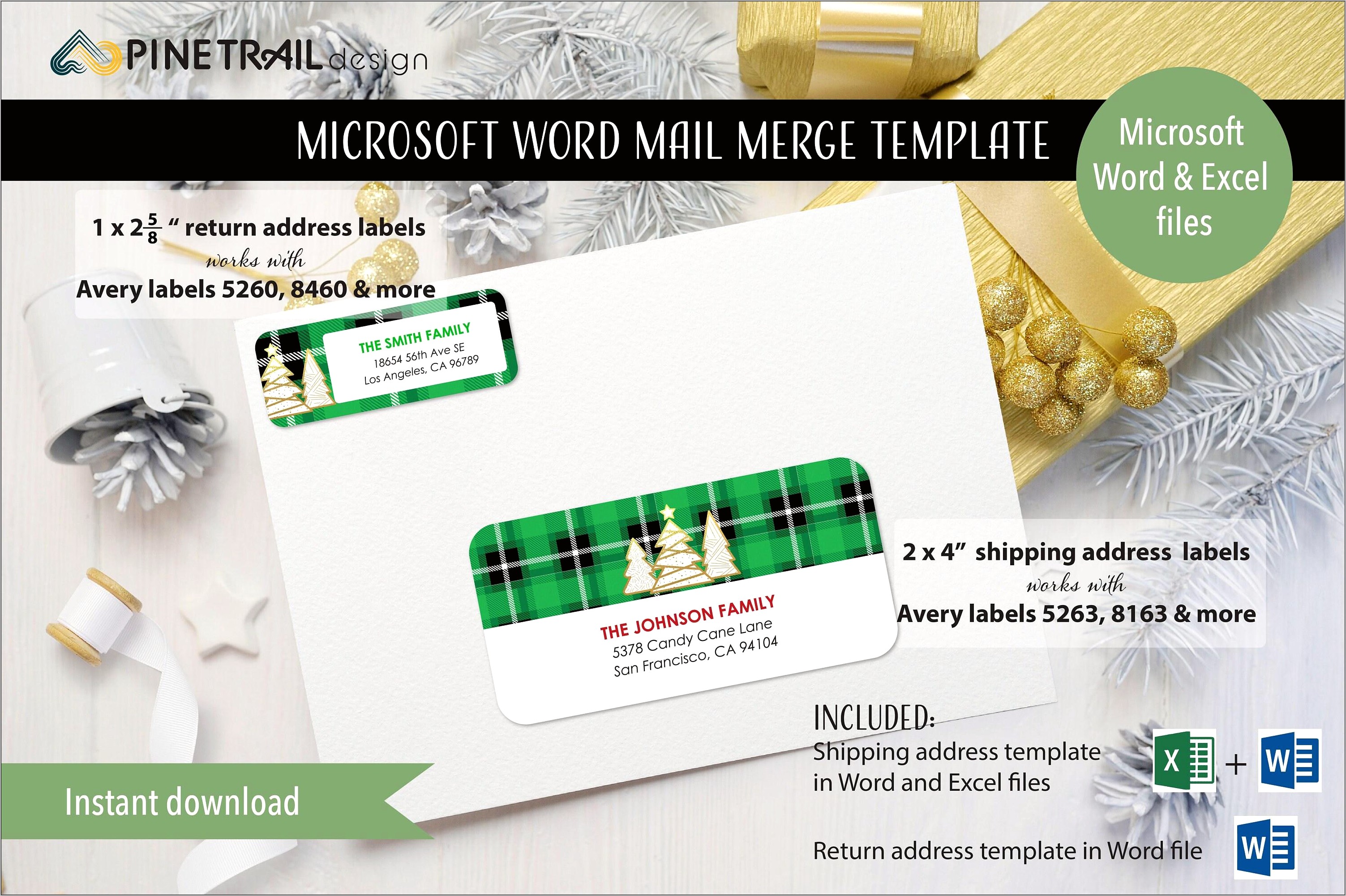 Download Microsoft Word Avery 5260 Template