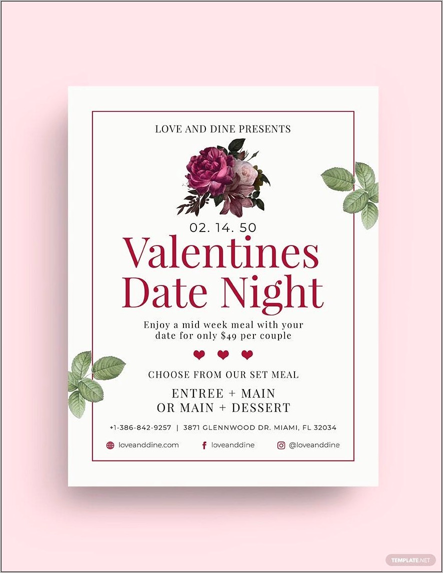 Download Ms Publisher Valentine Flyer Template