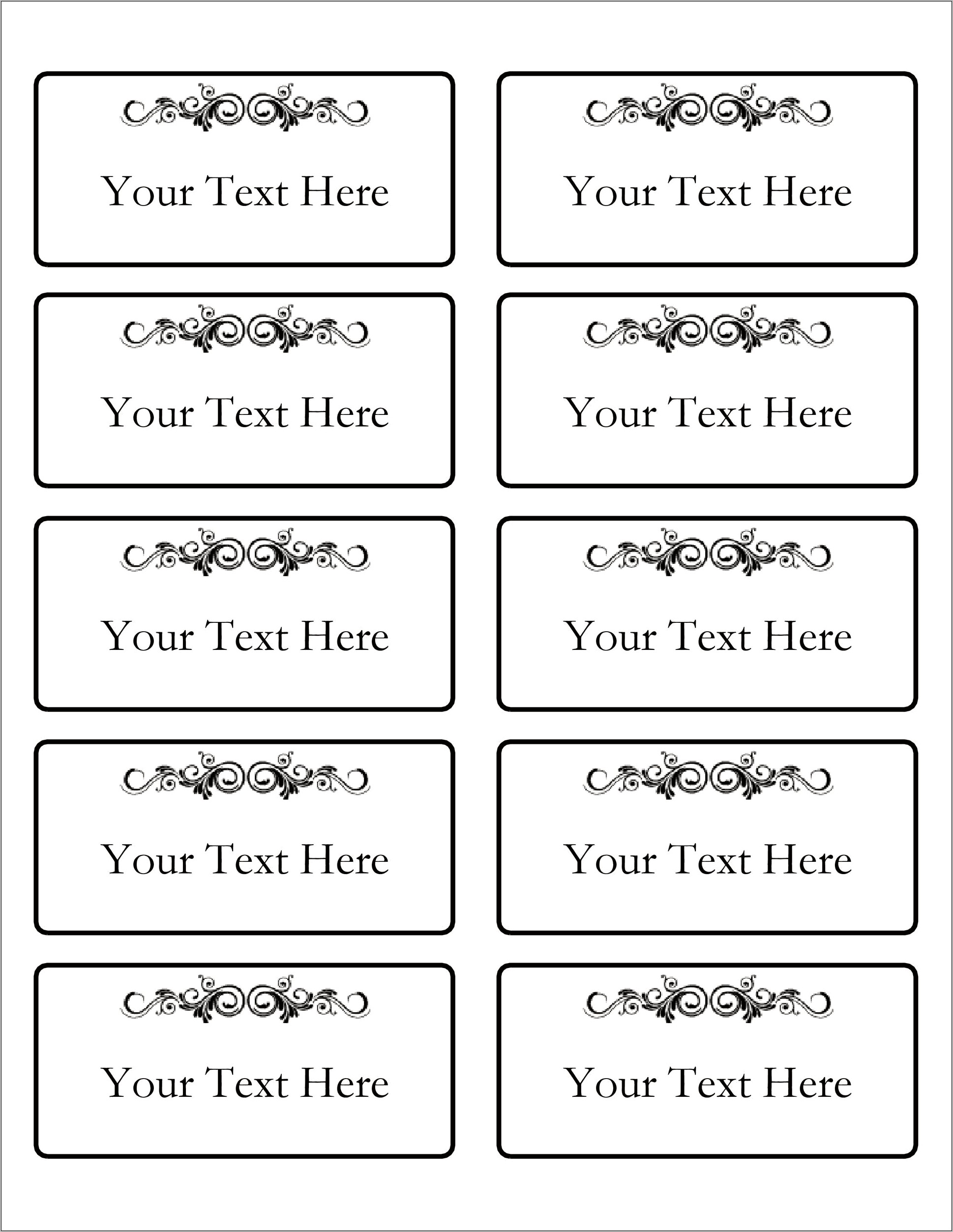 Download Name Tag Template Microsoft Word