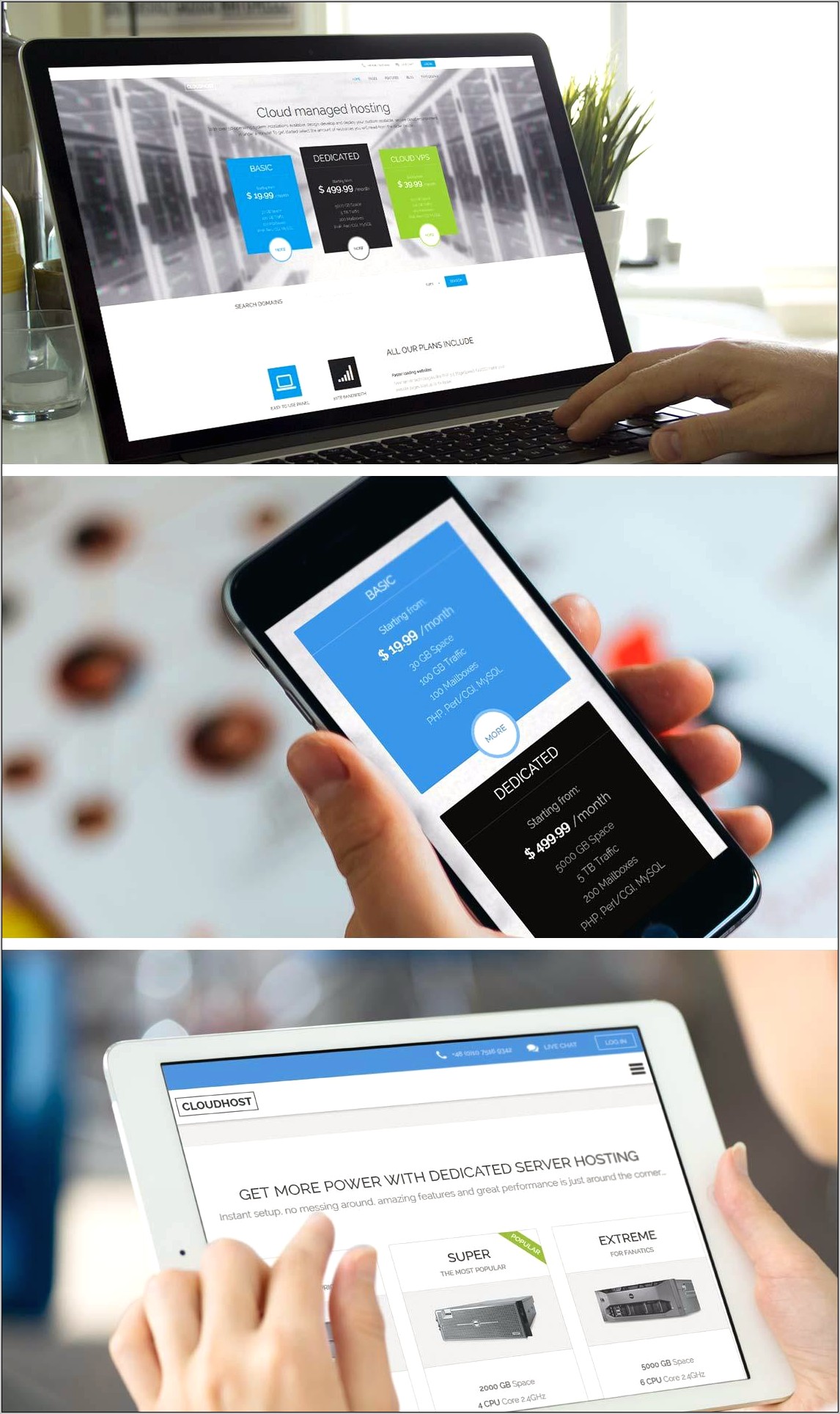 Download One Host Responsive Hosting Joomla Template