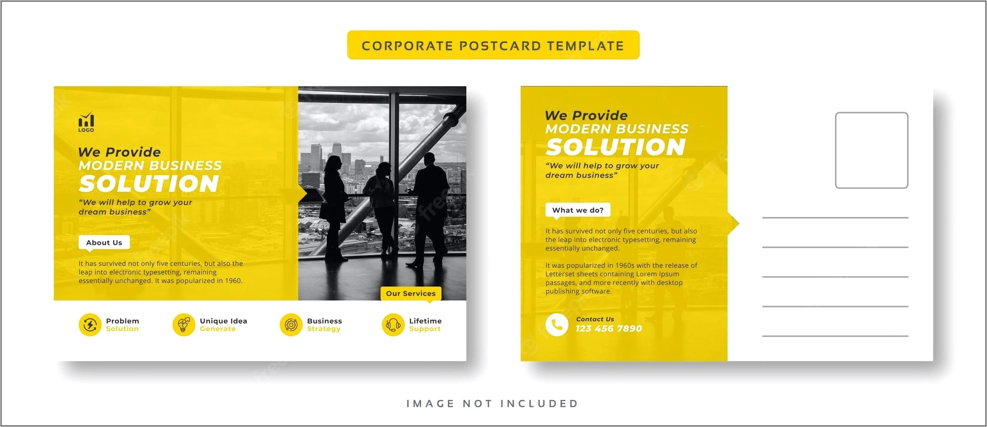 Download Postcard Template 6 1 2 X 9