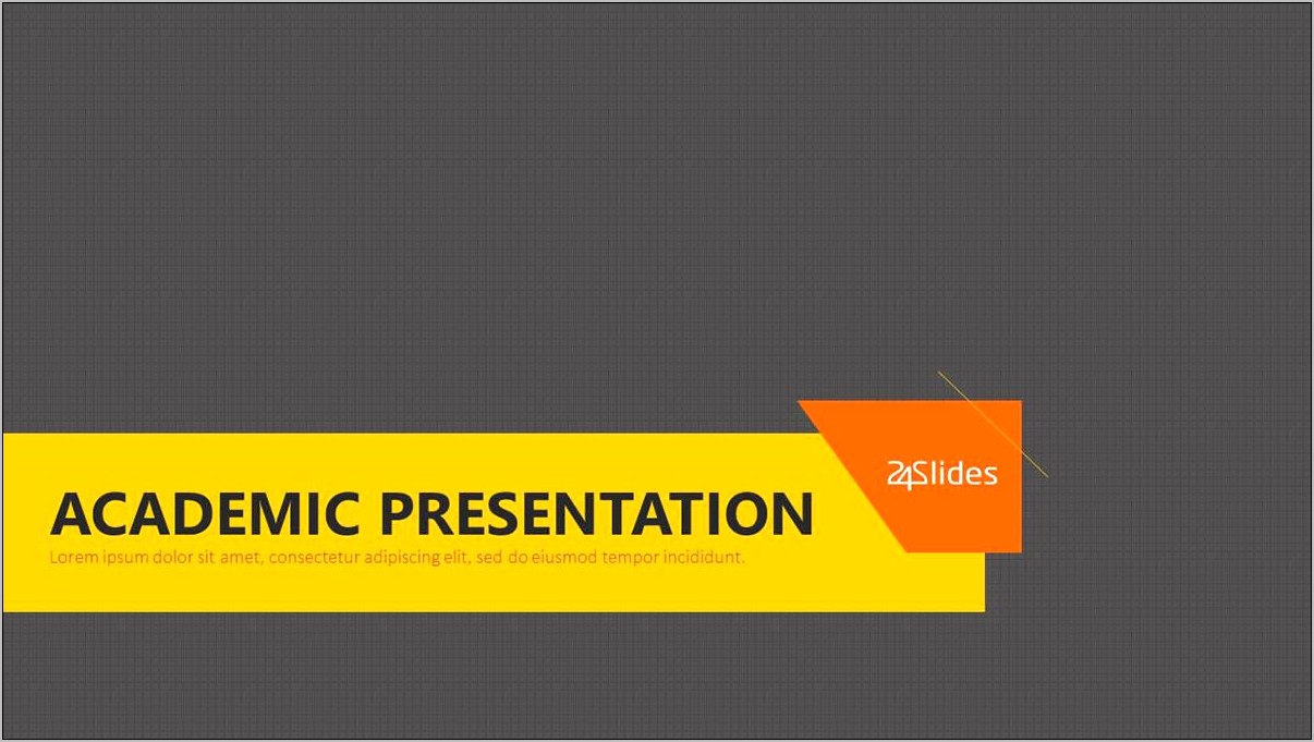 Download Ppt Template For Academic Presentation