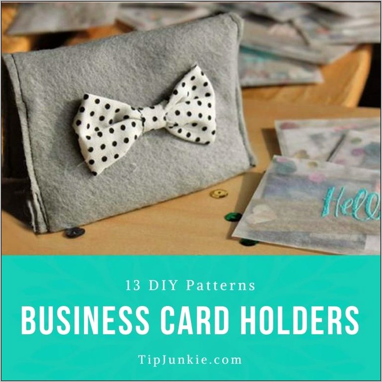 Download Printable Business Card Holder Template