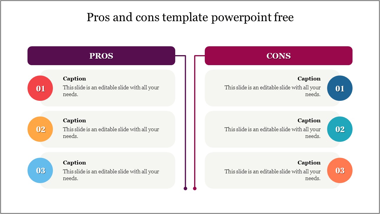 Download Pros And Cons Powerpoint Template