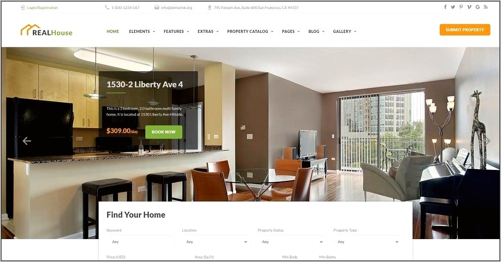 Download Real Estate Real Property Html5 Template Responsive