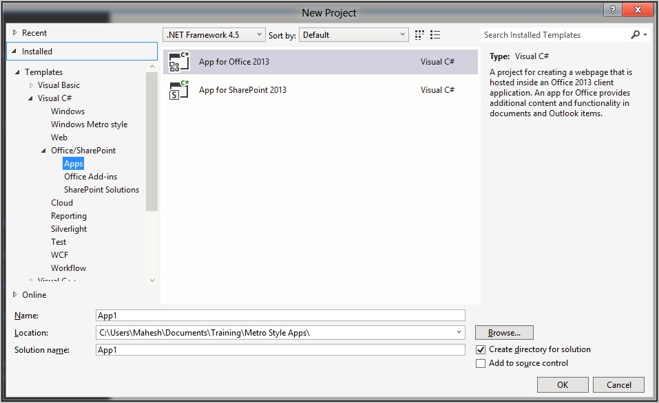 Download Sharepoint 2013 Templates For Visual Studio 2012