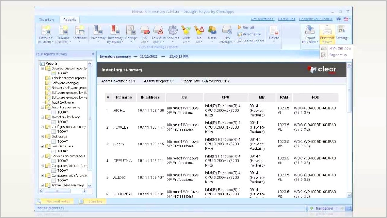 Download Simple Computer Inventory Template Excel