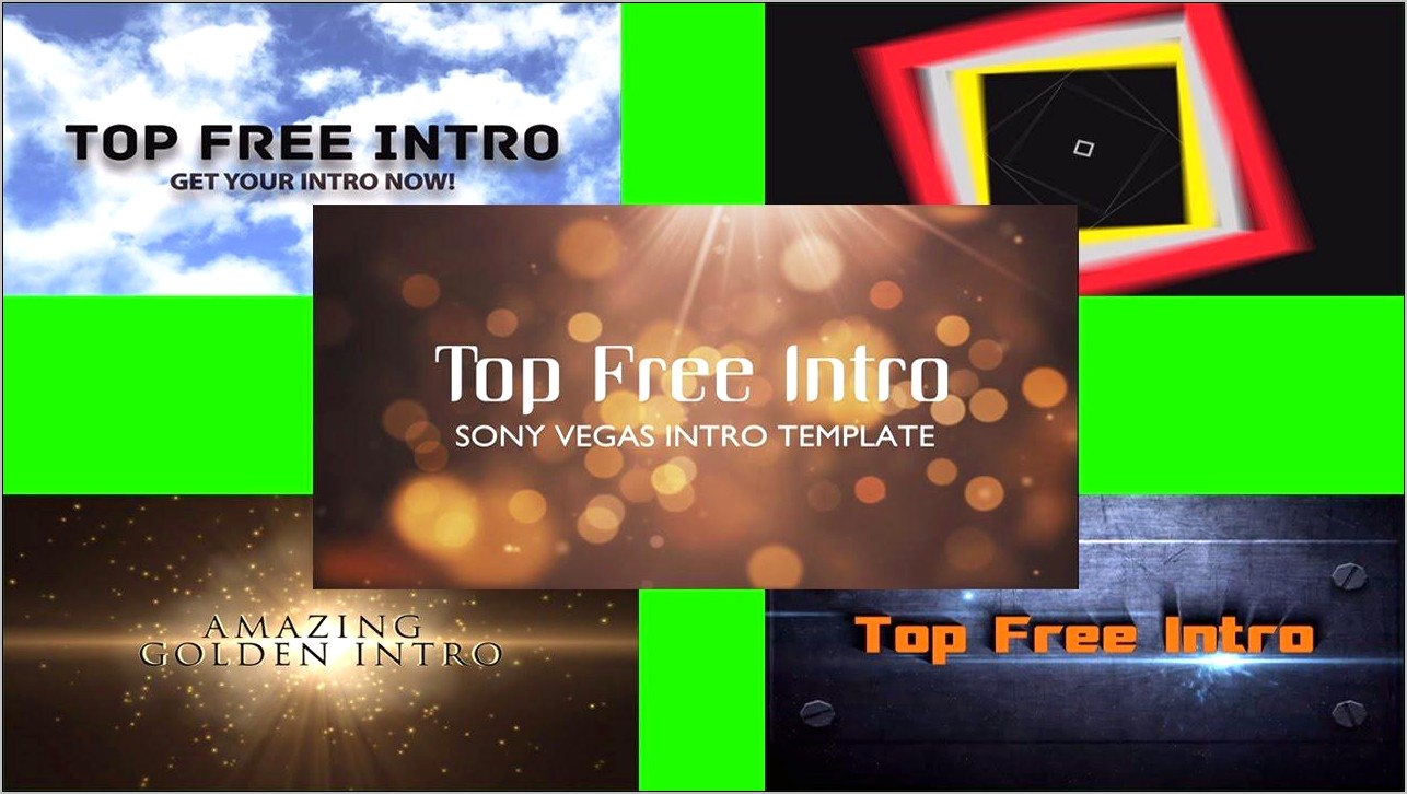 Download Sony Vegas Pro 14 Intro Templates