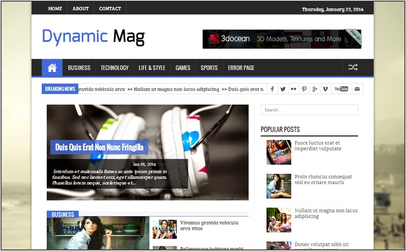 Download Template Blog Seo Friendly Terbaru