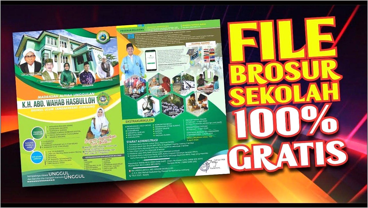 Download Template Brosur Coreldraw X4 Gratis