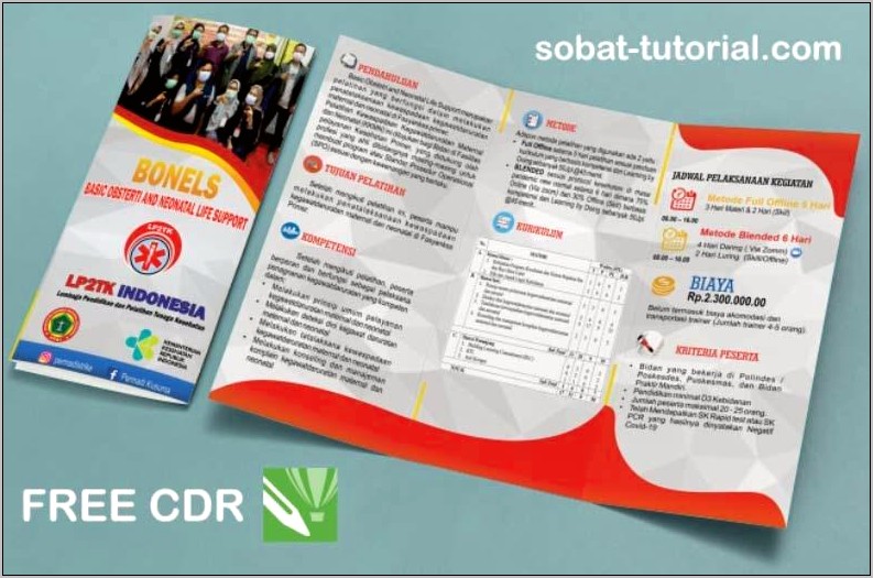 Download Template Brosur Lipat 3 Cdr Gratis