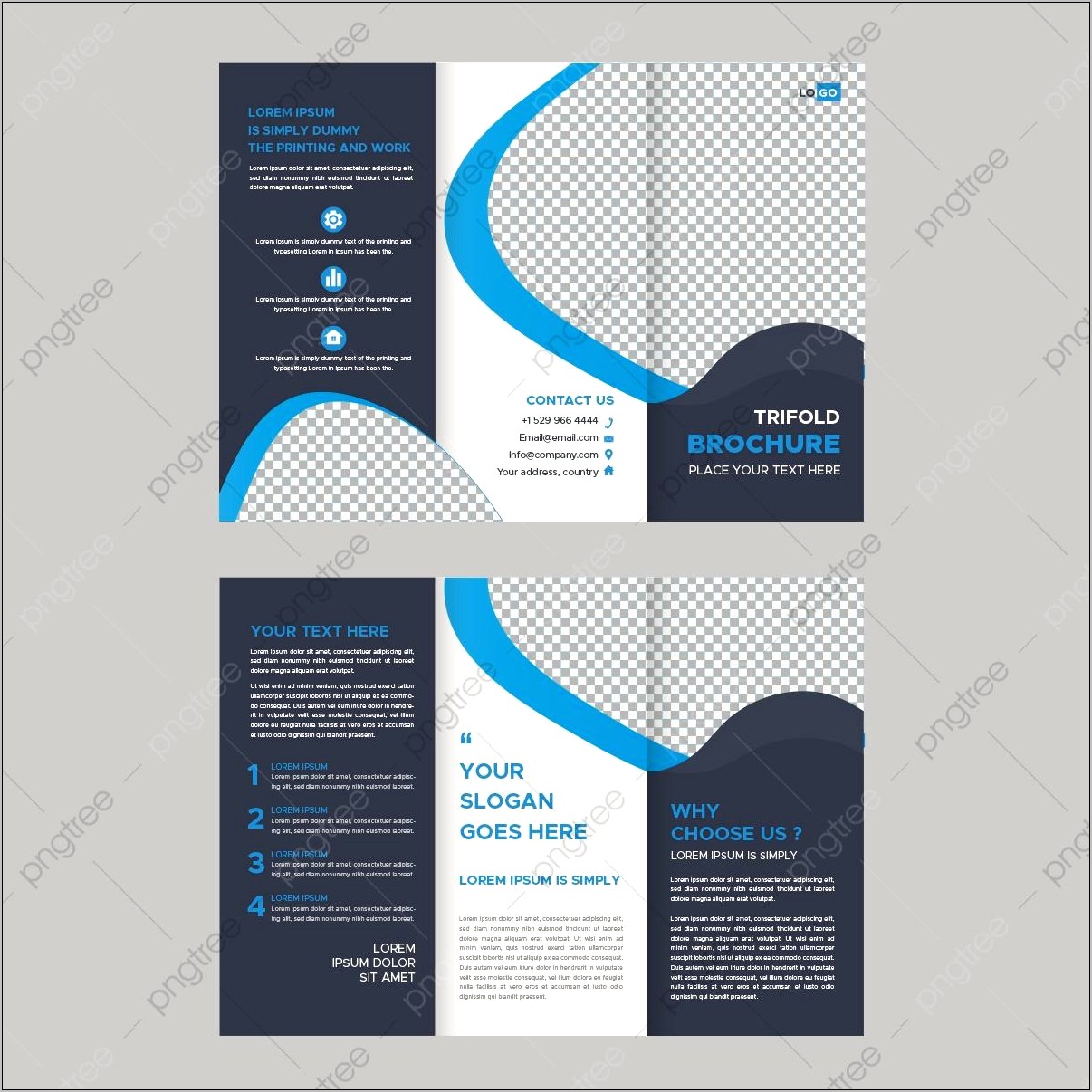 Download Template Brosur Lipat 3 Gratis