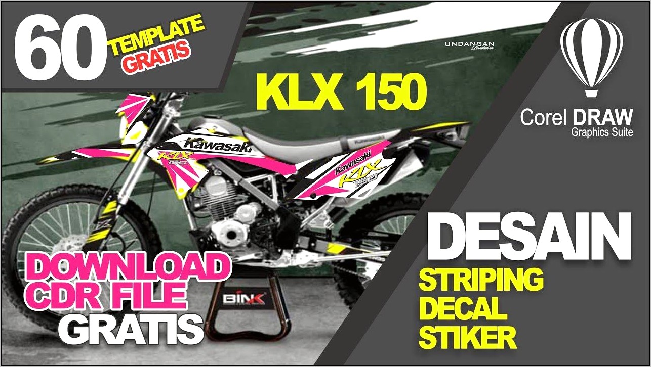 Download Template Decal Klx 150 Bf