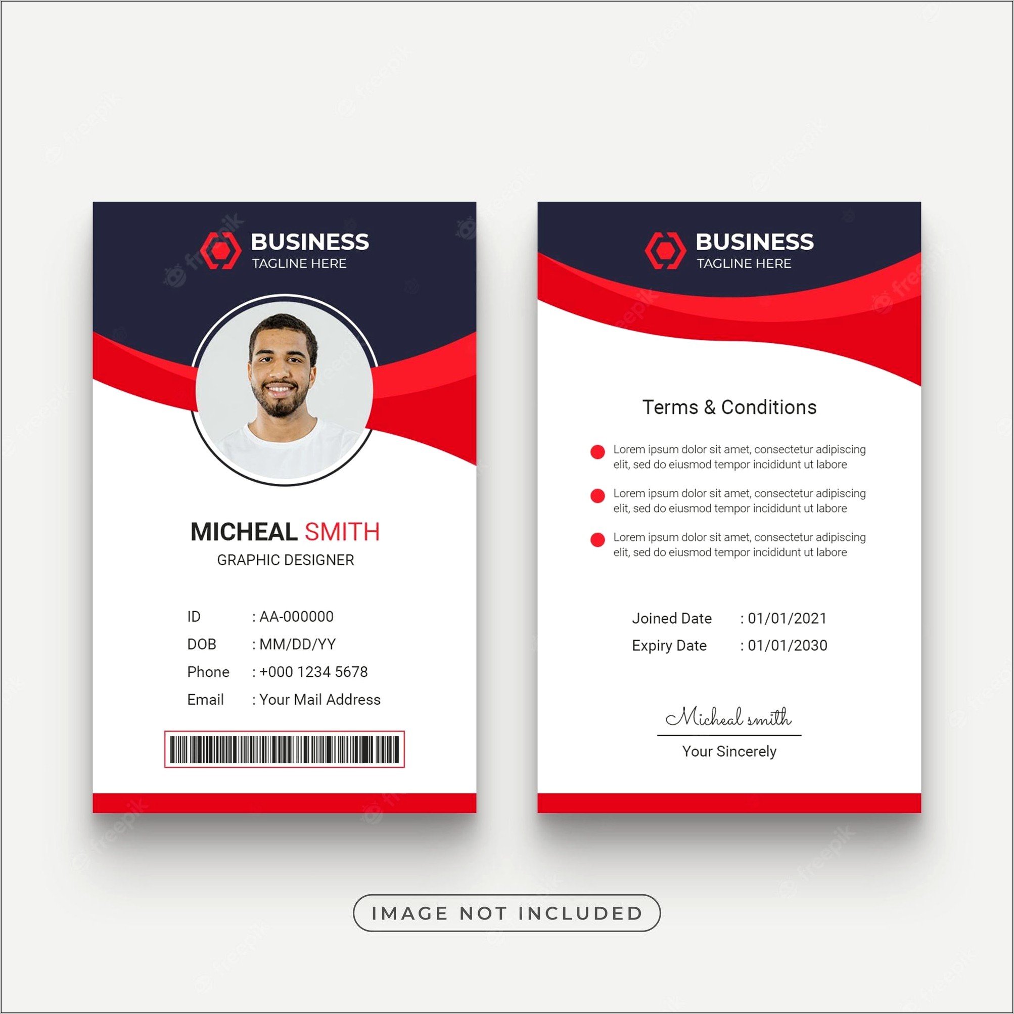 Download Template Id Card Panitia Psd