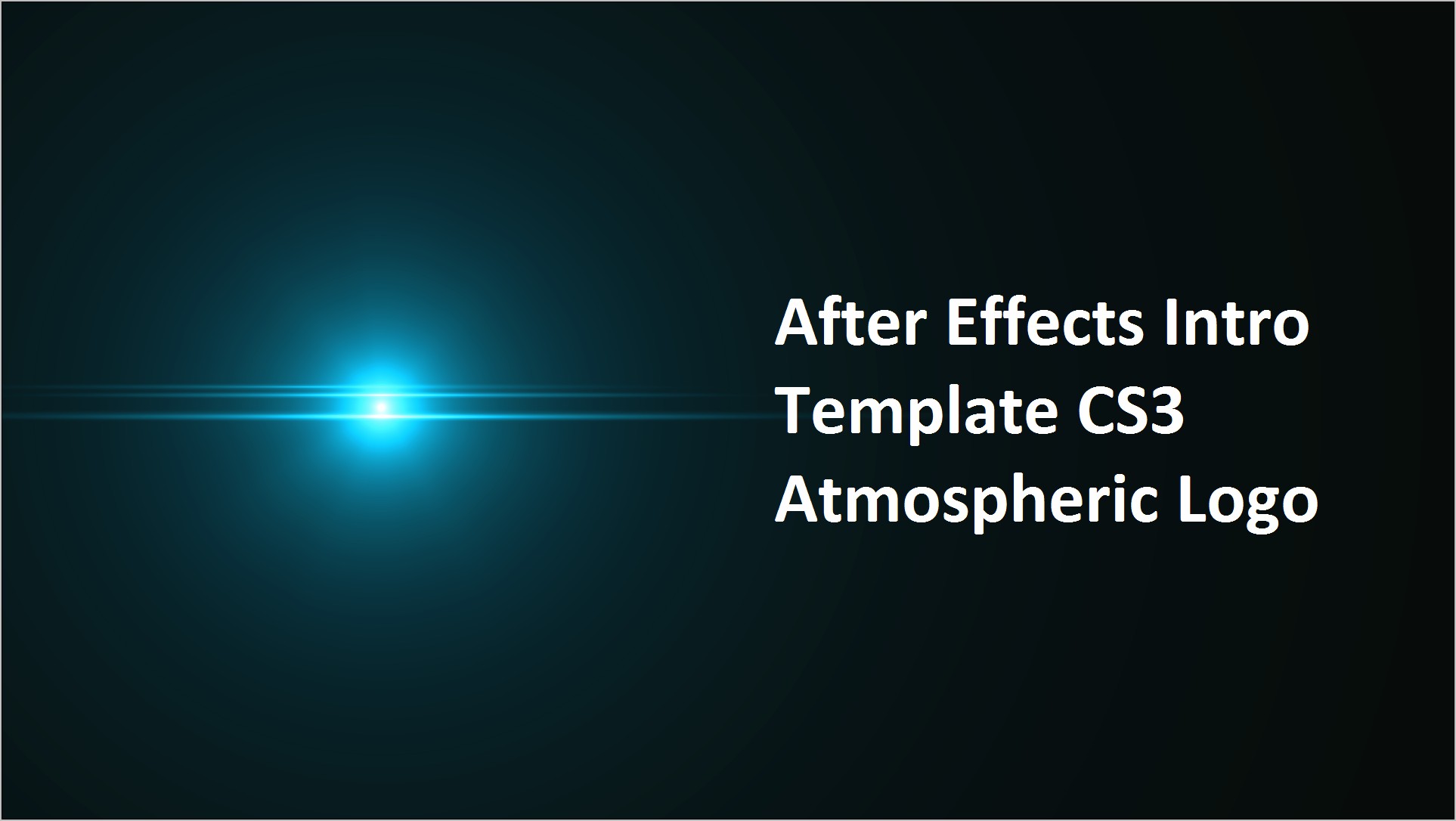 Download Template Intro After Effect Cs3