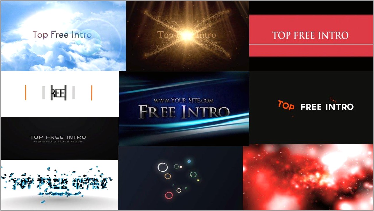 Download Template Intro After Effect Gratis