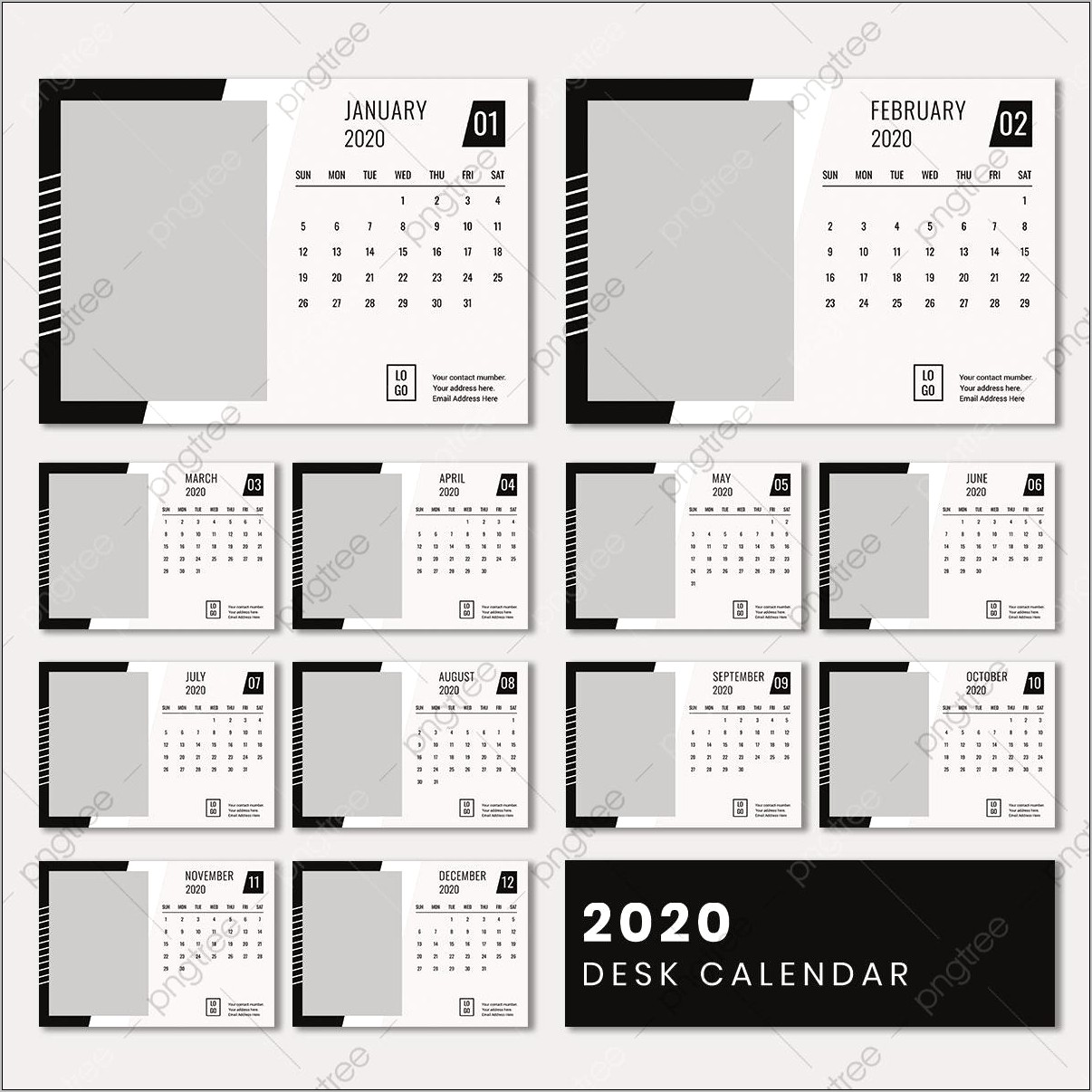 Download Template Kalender Meja 2018 Cdr