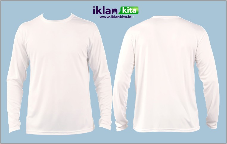 Download Template Kaos Lengan Panjang Psd Mudah Diedit