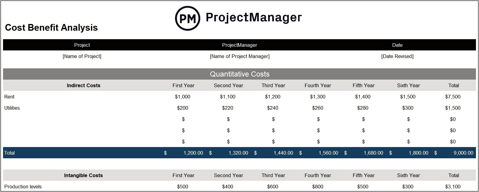 Download Template Ms Excel Create Project To Scale