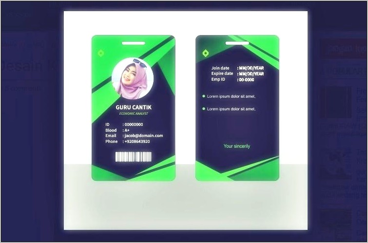 Download Template Name Tag Panitia Word