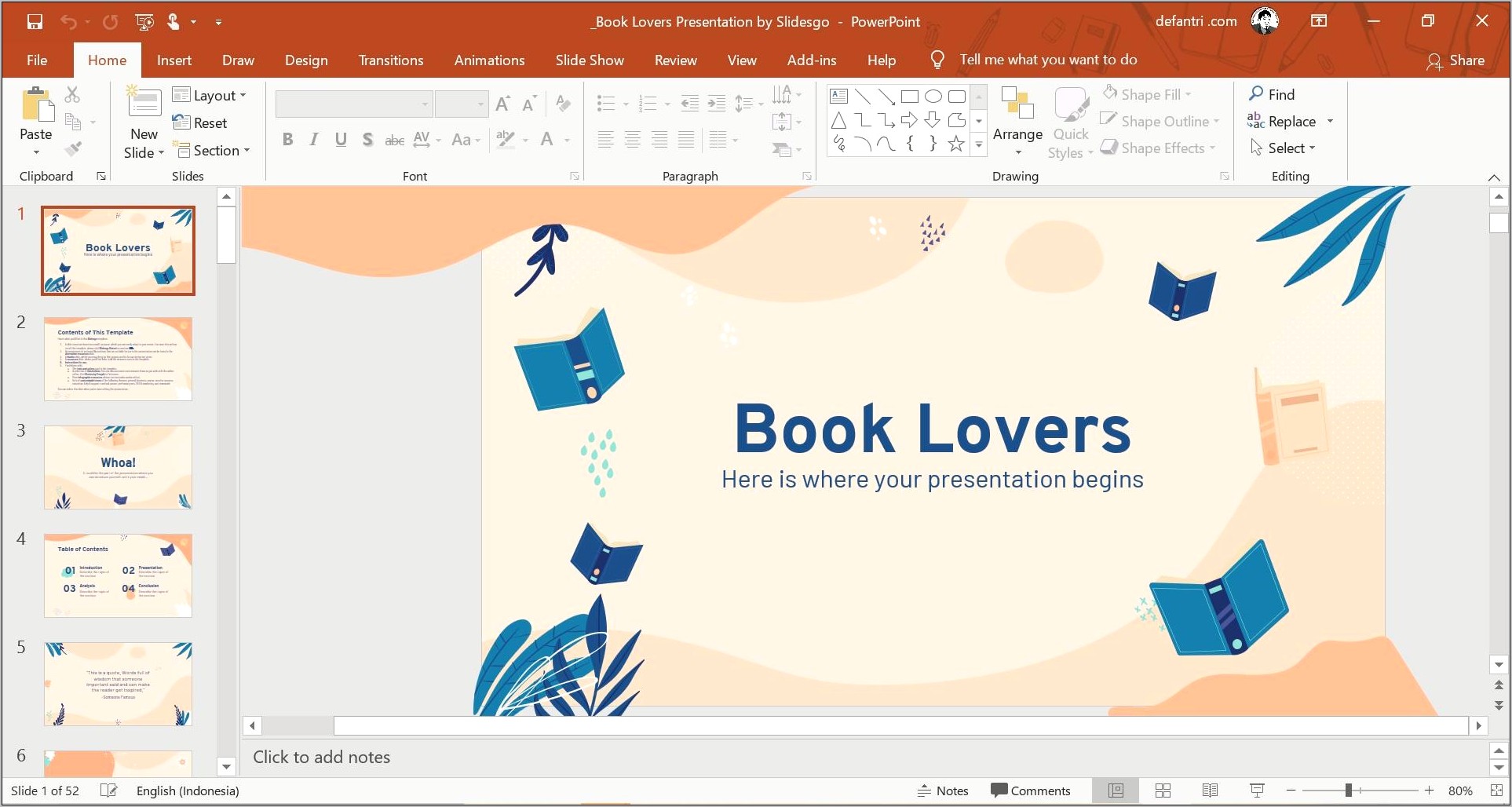 Download Template Powerpoint 2013 Keren Gratis