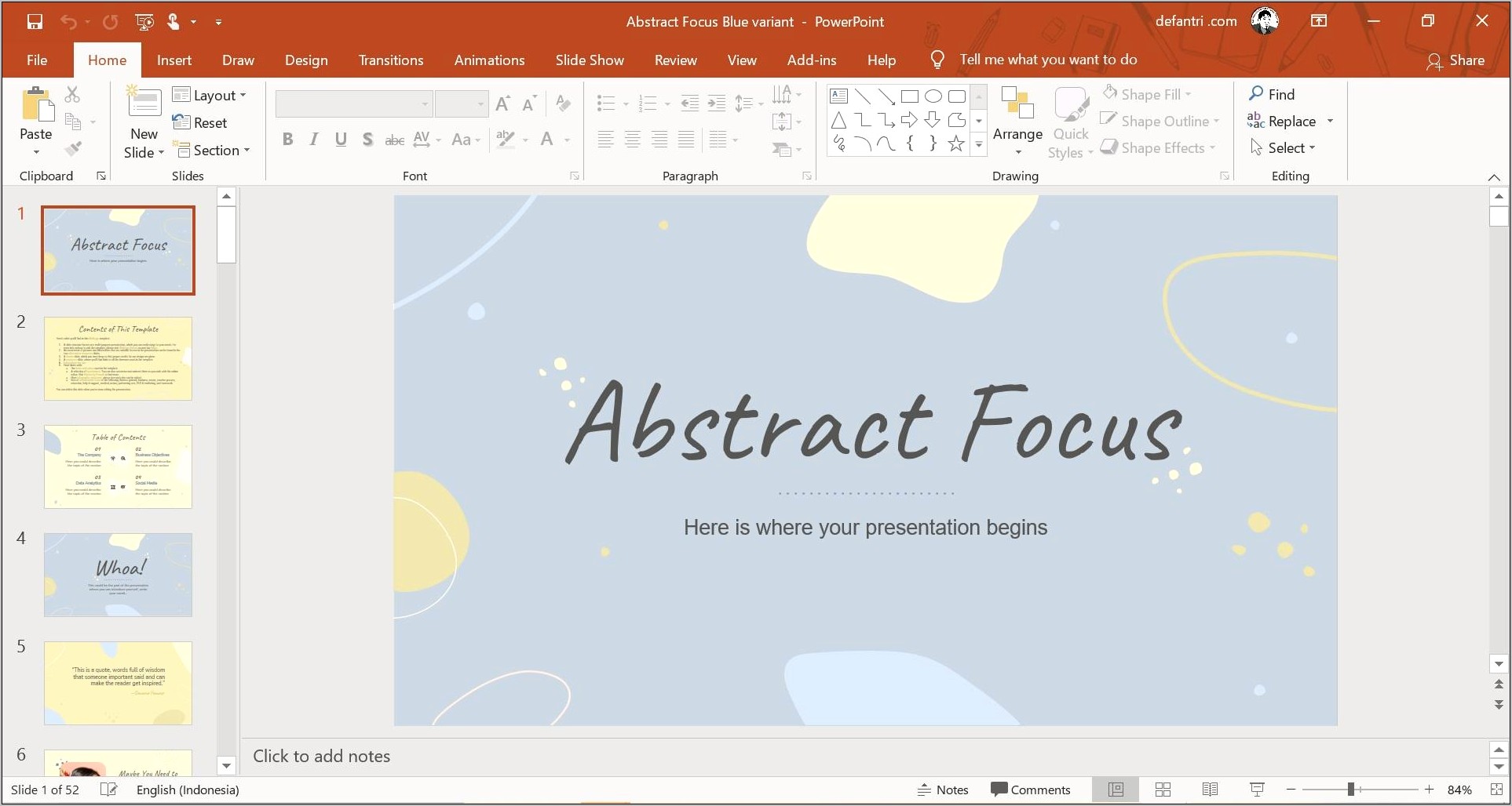 Download Template Presentasi Power Point Keren Gratis