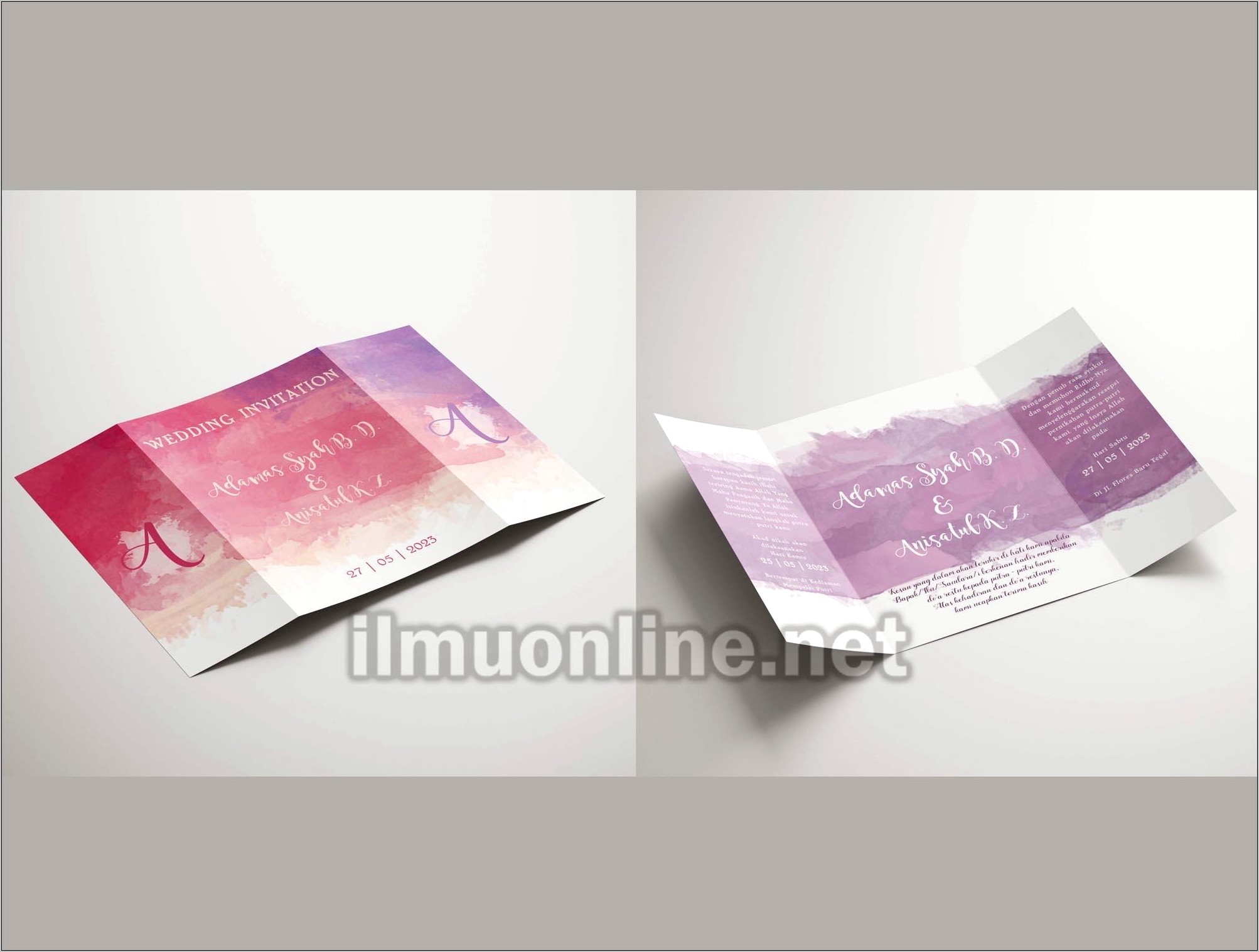 Download Template Undangan Pernikahan Format Psd