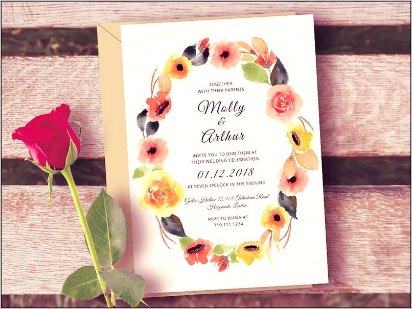 Download Template Wedding Gratis Format Psd