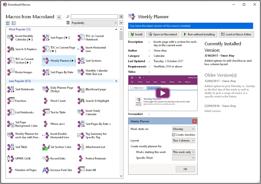 Download The Onenote Bullet Journal Style Template Page