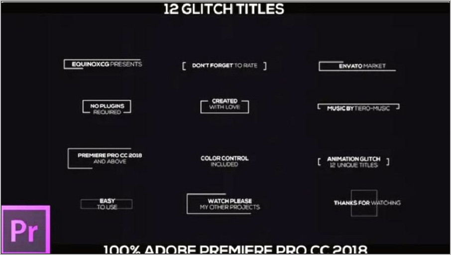 Download Title Template For Adobe Premiere Pro