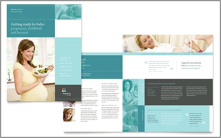 Download Tri Fold Brochure Template Pregnancy