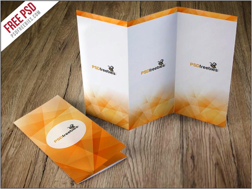 Download Tri Fold Brochure Template Psd