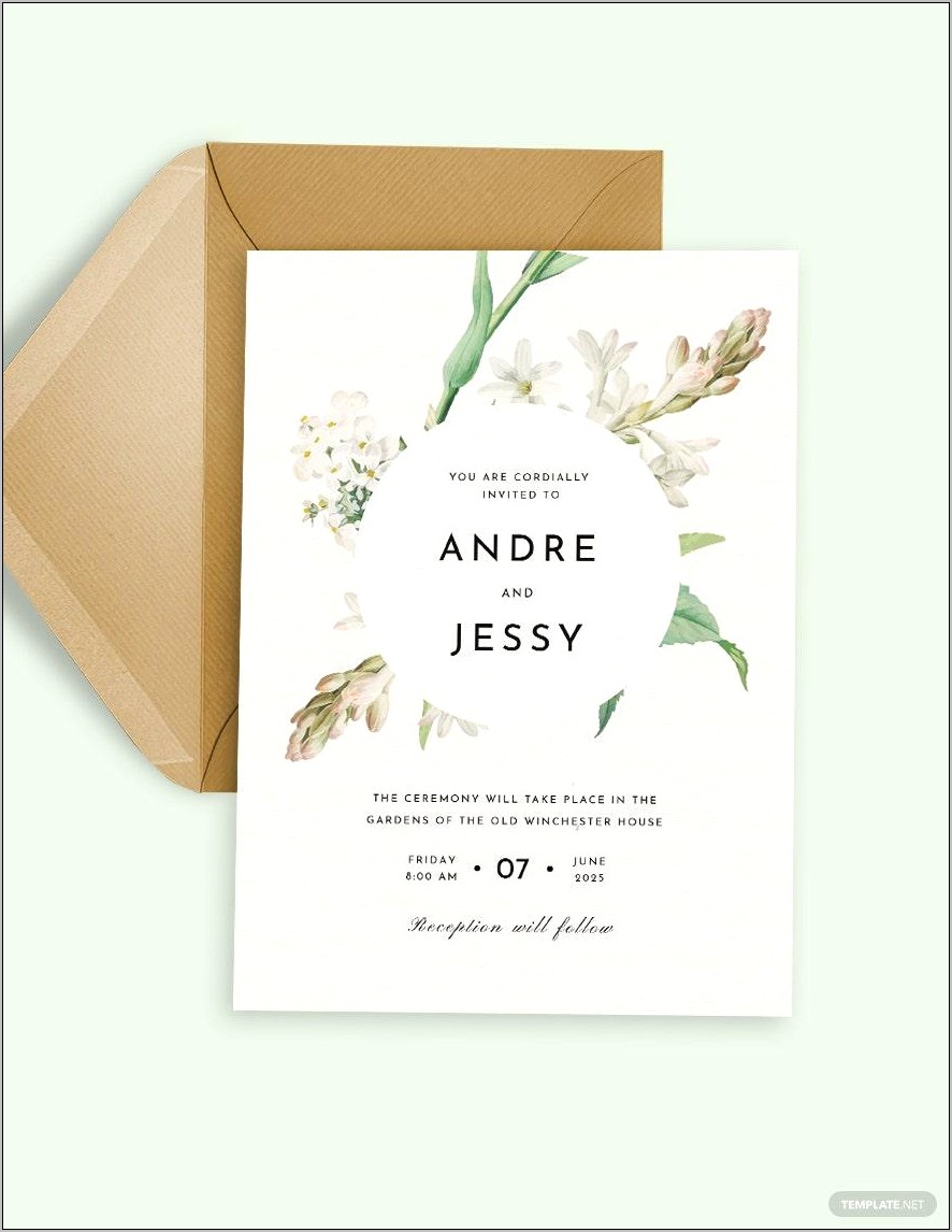 Download Wedding Invitation Templates On Publisher