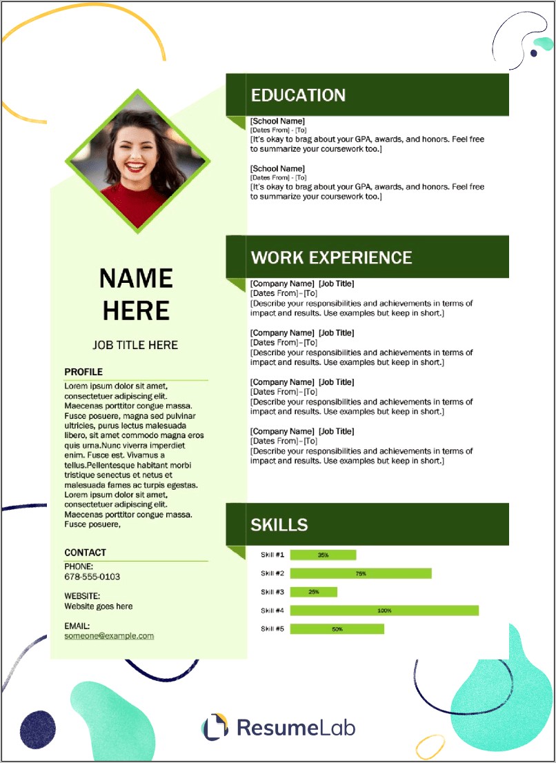 Downloadable Resume Word Template Free