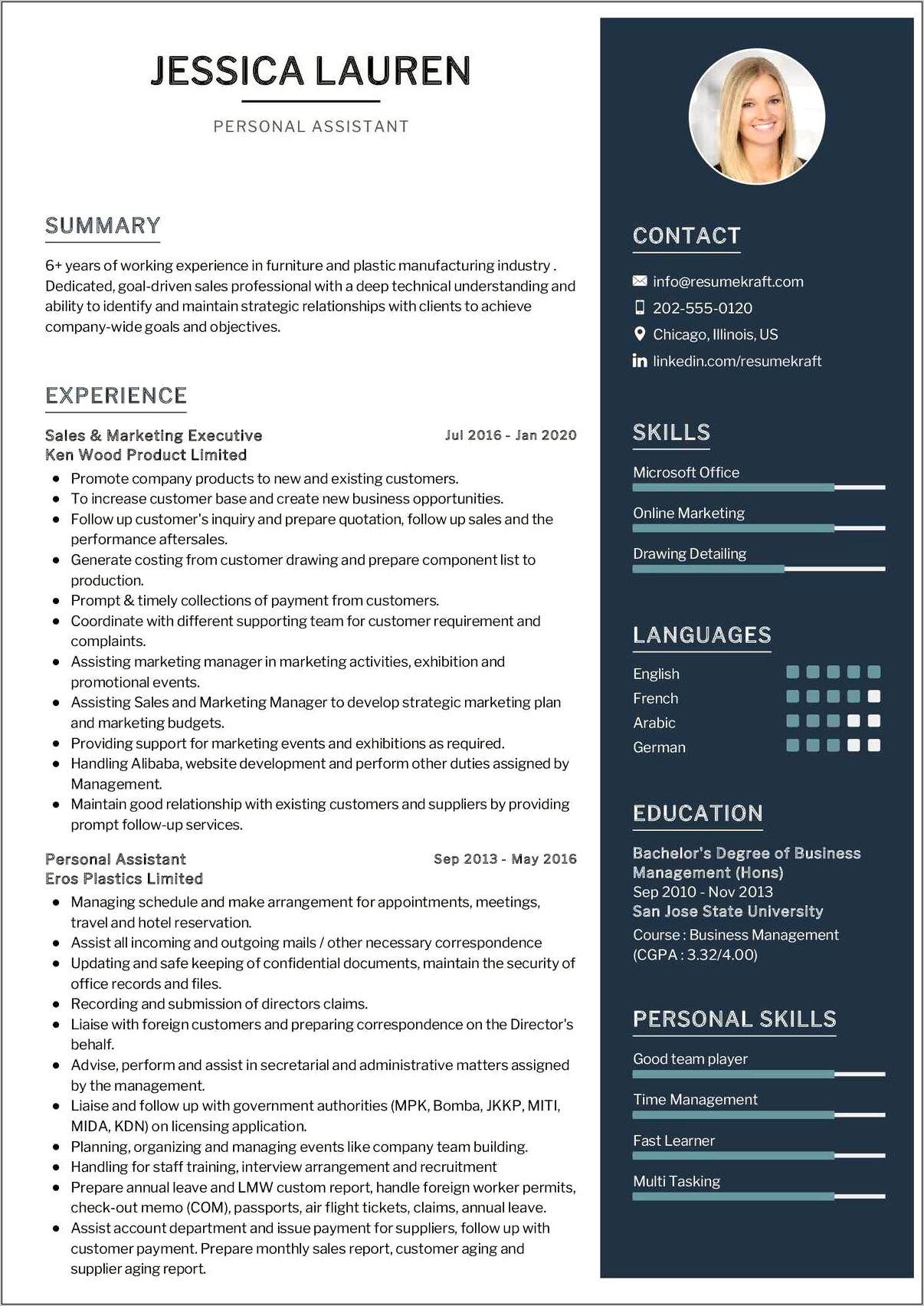 Early Childhood Assistant Resume Objective