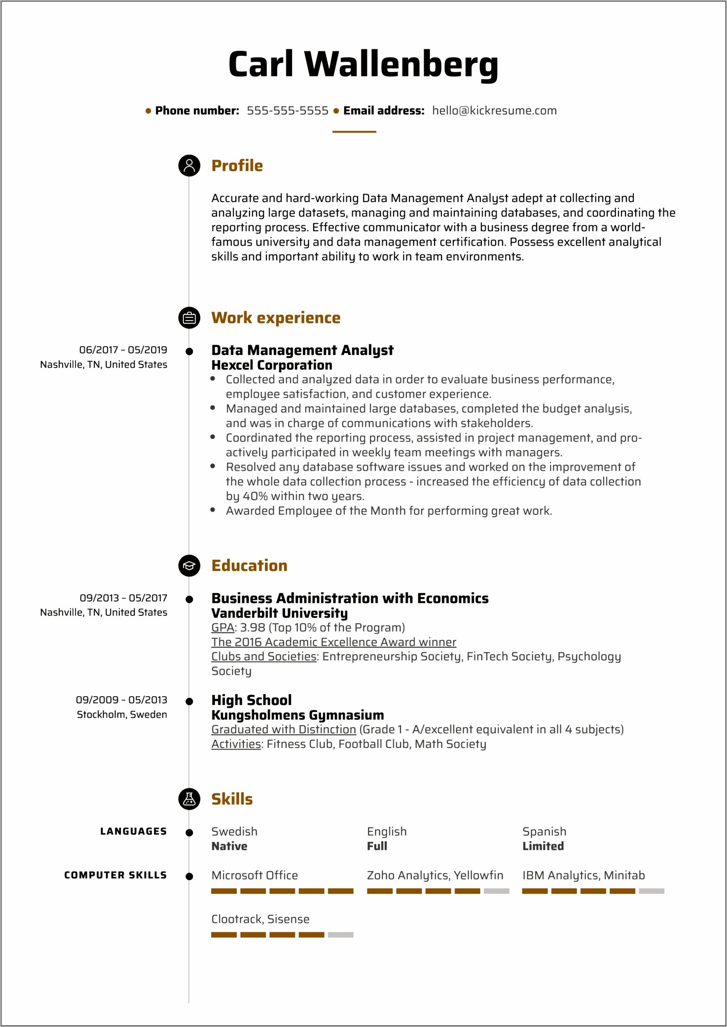 Economist Resume Data Scientist Samples