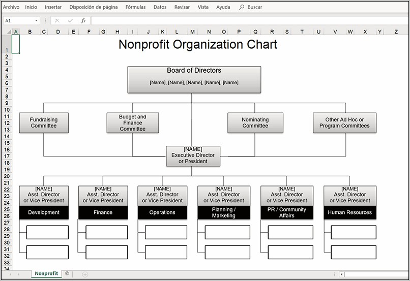 Education Flow Chart Download Excel Template