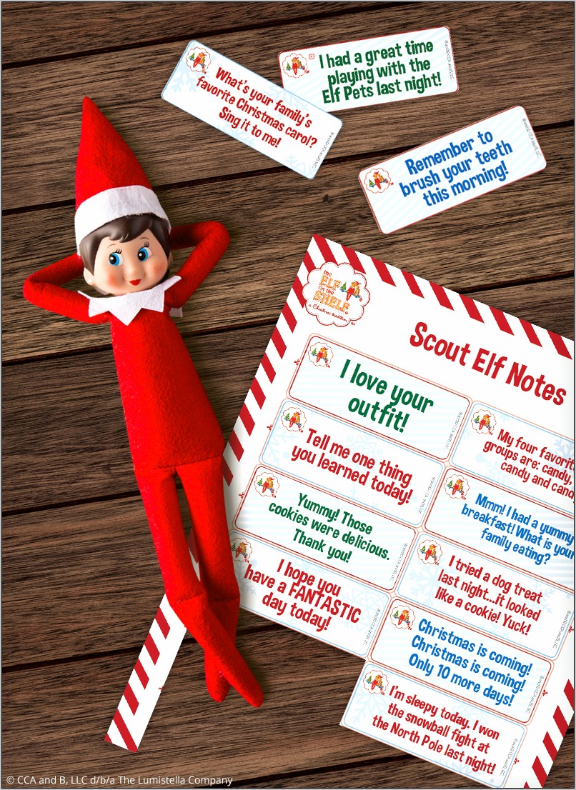 Elf On The Shelf Leaving Letter Template Download