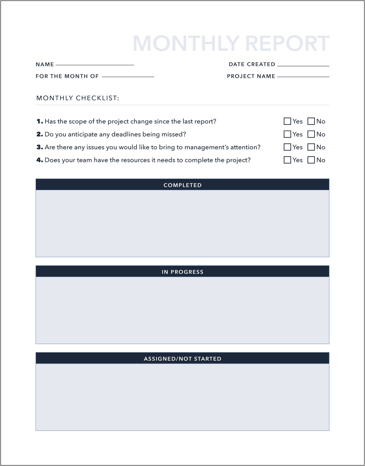 Employee Weekly Status Report Template Excel Download