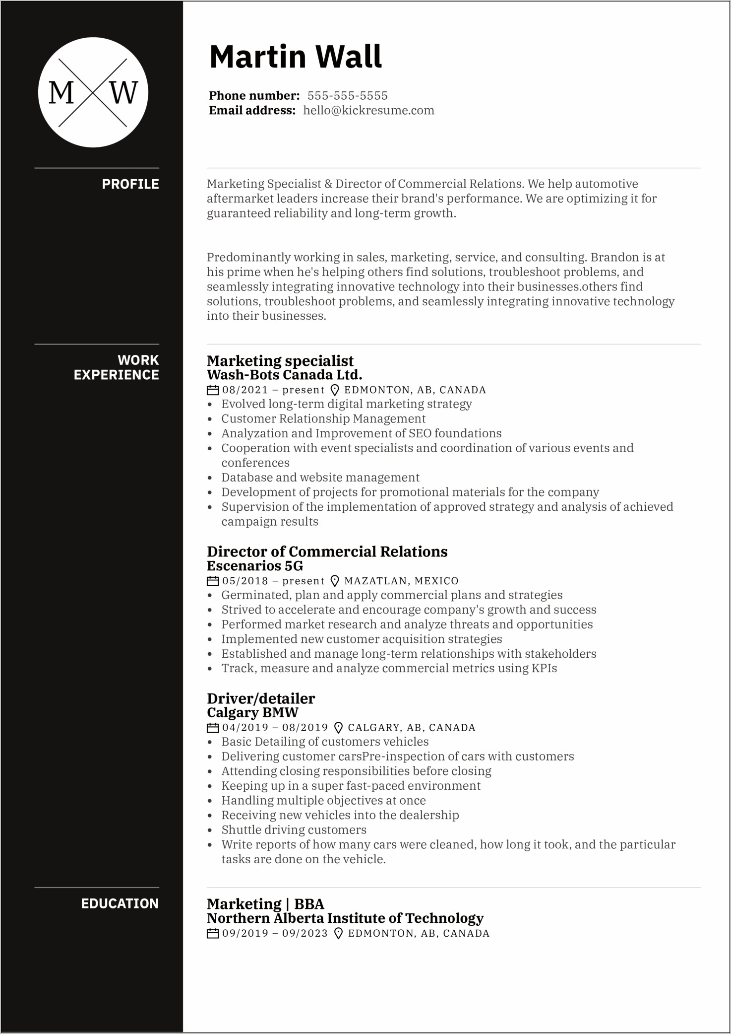 Event Coordinator Resume Sample Canada