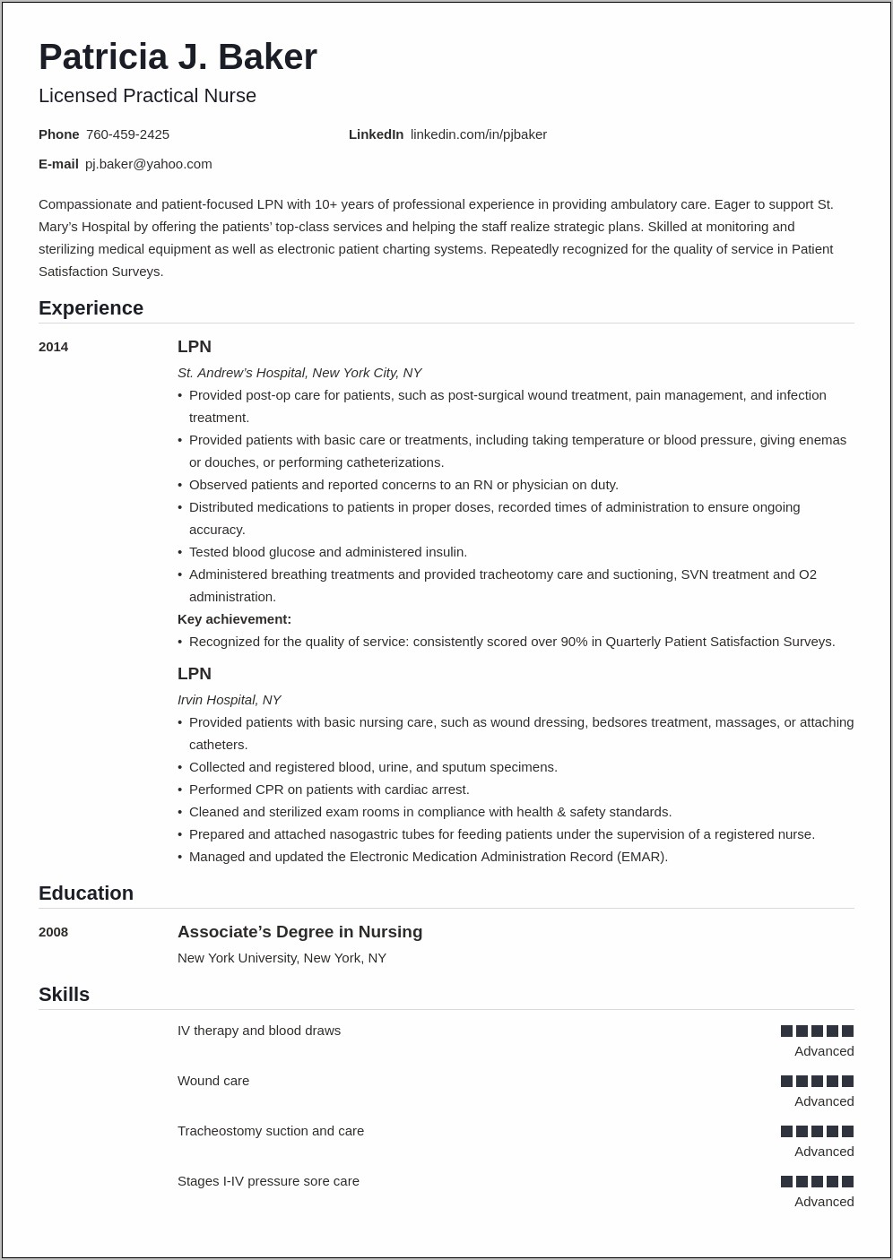 Examples Of Chemical Dependency Resume